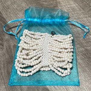 Calypso St. Barth White Beaded Bracelet